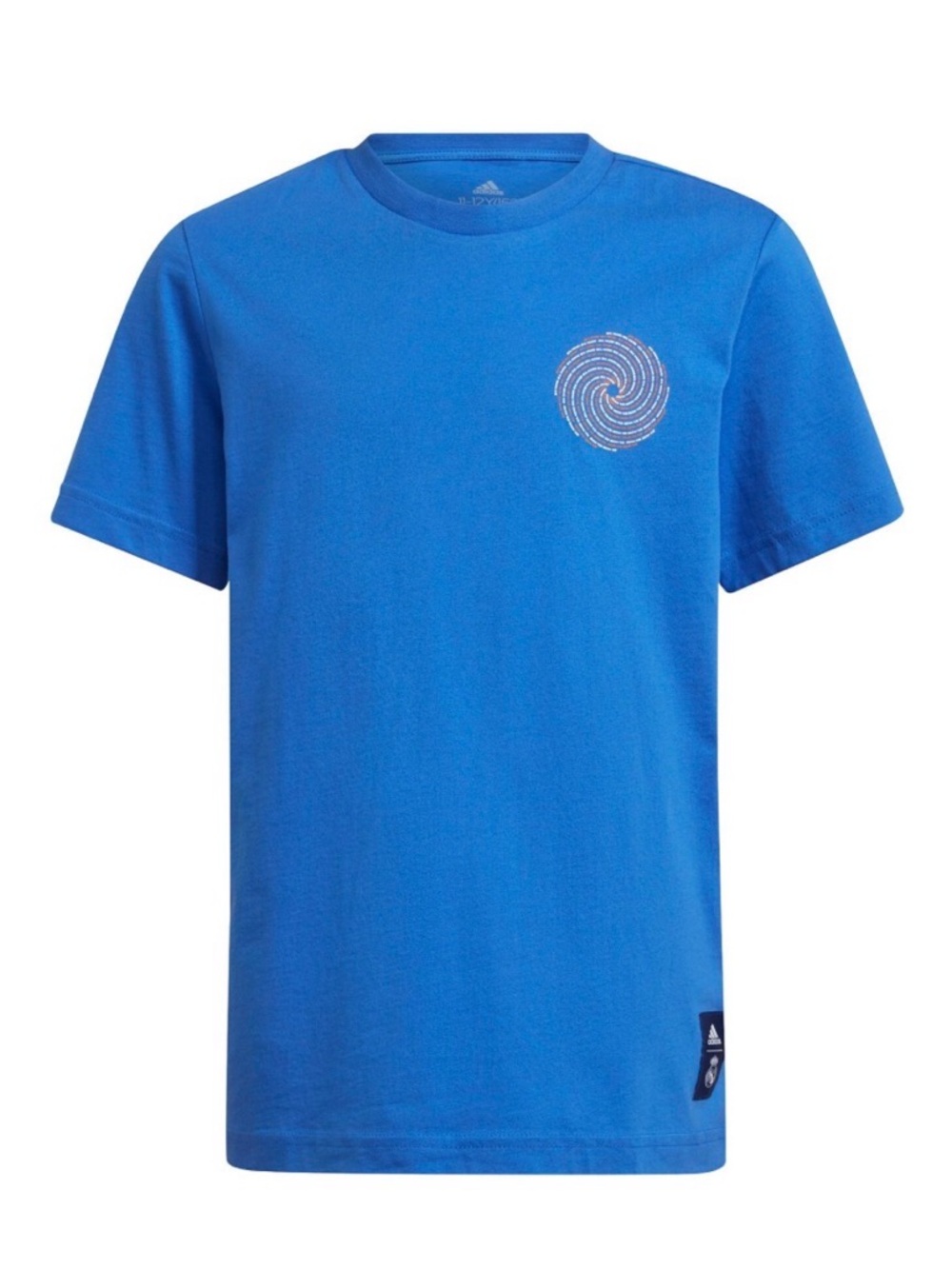 Adidas | Kids Real Madrid Blue Short Sleeve Cotton T-Shirt, Medium 11-12Y